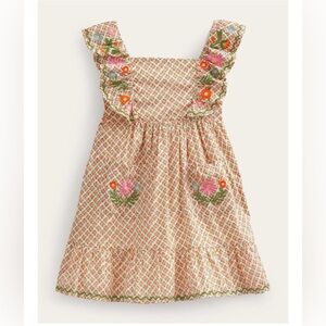 Mini Boden Embroidered Dress 11-12Y